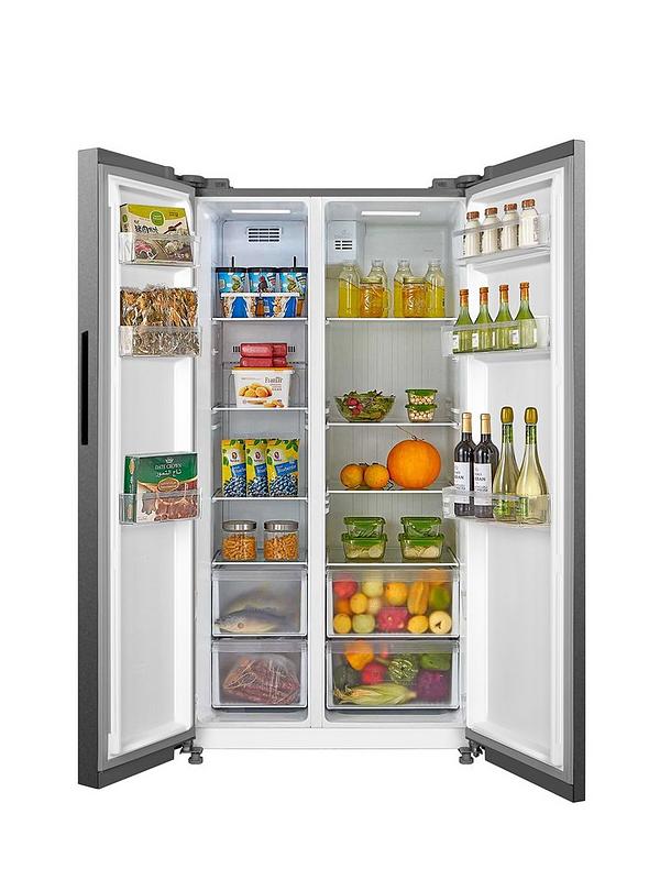 Swan SR750160I 90cm Wide Total No Frost American Style Fridge Freezer - Inox - Image 4
